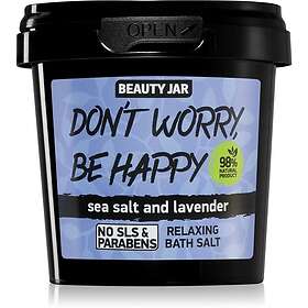 Beauty Jar Don't Worry, Be Happy Avslappnande badsalt Med lavendeldoft 150g fema