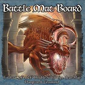 Battle Mat Board: Dungeon & Grassland