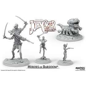 John Carter Miniatures: Heroes of Barsoom Miniatures Set - Hitta bästa ...