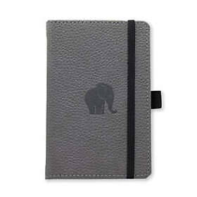 WildLife Dingbats* A6 Pocket Dotted Grey Elephant Notebook