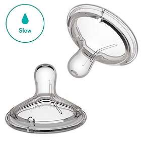 Slow Nanobébé Silicone Nipples Flow 2 st