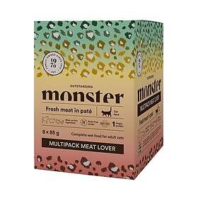 Monster Pet Food Cat Meat Lover 8x85g