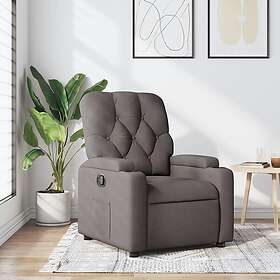 vidaXL Mekanisminojatuoli taupe tyg 372487
