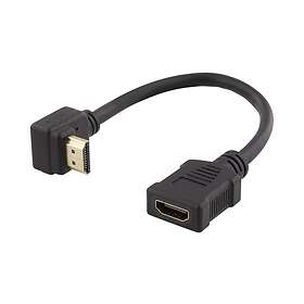 Deltaco HDMI-21B HDMI-adapter 20 cm