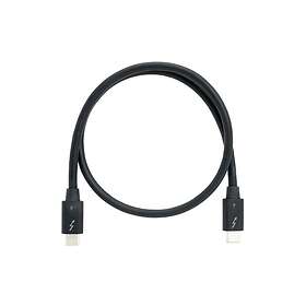 QNAP CAB-TBT4-0M5 USB typ C-kabel 24 pin USB-C till 24 pin USB-C 50 cm