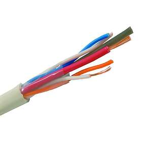 Nexans FLQQBR Larmkabel 6,5 mm ytterdiameter, vit 500 m, bobin