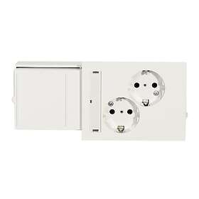 MP bolagen DUCT-2-3 Vägguttag 2-vägs
