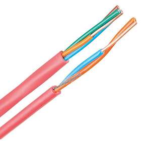 Nexans EQQRB EASY Larmkabel 4 x 1.0 mm, röd 500 m, bobin