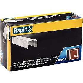 Rapid Nr 12 Bredtrådsklammer 8 mm, 5000-pack