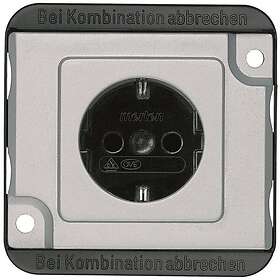 Schneider Electric 270960 Vägguttag 1-vägs, jordat, pansar