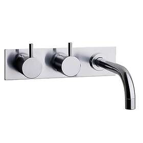 Vola 613K tvättställsblandare, borstad krom