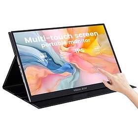 NÖRDIC Portable 14" inch LCD screen for laptops 14-17.3” FHD 1080P IPS with USB-