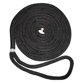 New England Ropes 10.67 M Double Braided Dock Rope Svart 15.9 mm