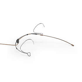 DPA 6066 CORE Omni Headset Mic, Brown, 3 pin LEMO
