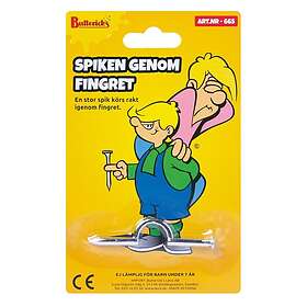 Buttericks Spiken genom fingret