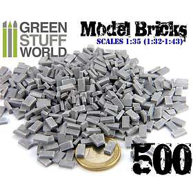 Green Stuff World Model Bricks Grey x500