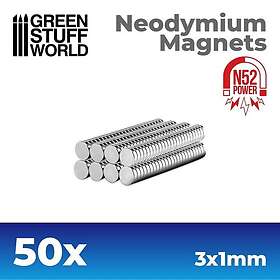 Green Stuff World Neonydium Magnets 3x1mm 50p (N52)