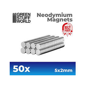 Green Stuff World Neonydium Magnets 5x2mm 50p (N52)