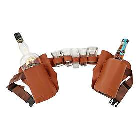 Cowboy Drink Hölster Dubbel Brun