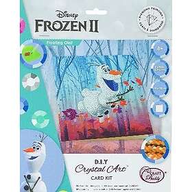 Craft Buddy : Crystal Card Kit - Floating Olaf