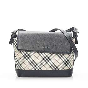 Burberry Nova Check Canvas Crossbody Bag