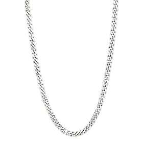 by BILLGREN Silverhalsband | Pansar 8 mm Nobel Accessoarer Herr Silver 50 cm