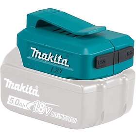 Makita Batteriadapter 18V -> USB (x2) För laddning av telefonbatterier