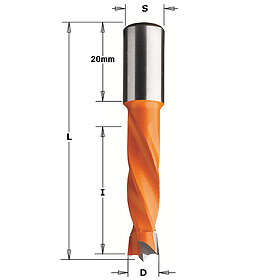 CMT Borr för trä ; S=10x20 mm; D=9,52x30 mm