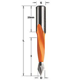 CMT Borr för trä ; S=10 mm; D=4,76 mm