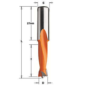 CMT Borr för trä ; S=10x27 mm; D=9x27 mm