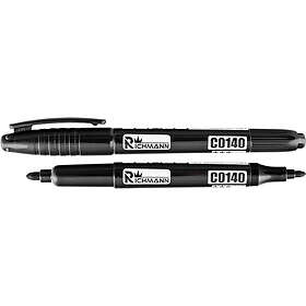 Richmann Merkepenn C0140; 1-2 mm; svart