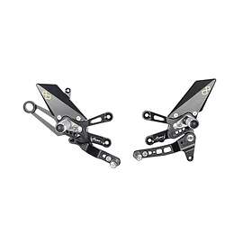 Lightech Ftrap005 Aprilia Rsv4 Rf/rr/1100 Factory/tuono V4 18-20 Footpegs Silver