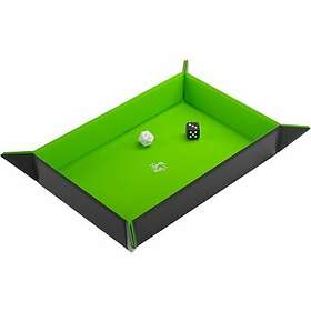 Gamegenic Magnetic Dice Tray Rectangular: Black Green