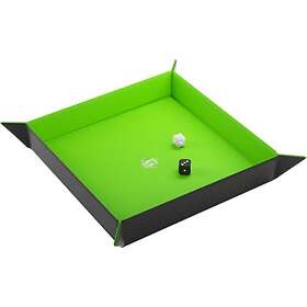 Gamegenic Magnetic Dice Tray Square: Black Green