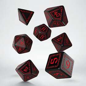 Dice Runic Black/Red (7)