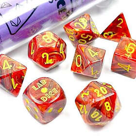 Vortex Lab Dice Underworld/yellow (7-Die set)
