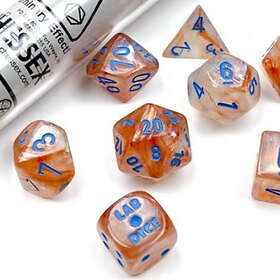 Borealis Lab Dice Rose Gold/light blue