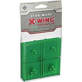 Star Wars X-Wing Green Bases and Pegs