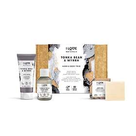 I Love Naturals Tonka Bean & Myrrh Hand & Body Trio Pack