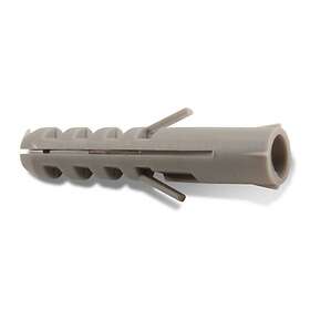 Heco 654100050004H Nylonplugg utan krage 10 x 50 mm, 50-pack