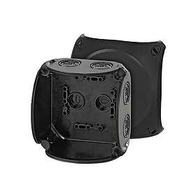 Plint Hensel KF 0400 B Kopplingsdosa svart, IP66, glasfiber, utan 104x104x70 mm