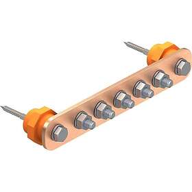 OBO Bettermann 5015836 Potentialudligningsskinne til vægmontering 343.5 mm