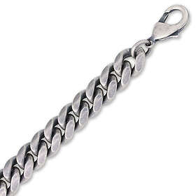 Ace of Spades antik pläterad pansararmband Miami Cuban 10 mm SSB-8405AN/20cm