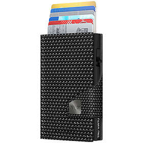 Click Tru Virtu & Slide Coin Pocket Wallet Diagonal Carbon RFID