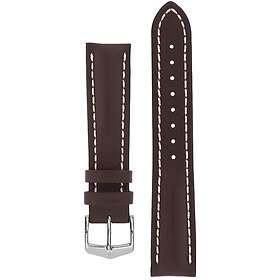 Hirsch Heavy Calf ruskea nahkaranneke 014 75 0 10 24mm