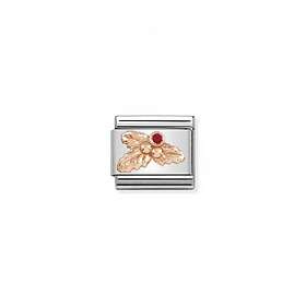 Nomination Rose gold Holly with red cubic zirconium 430305-22