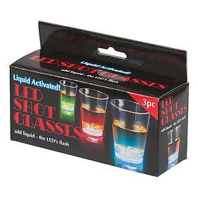 Blinkande Shotglas 3-pack