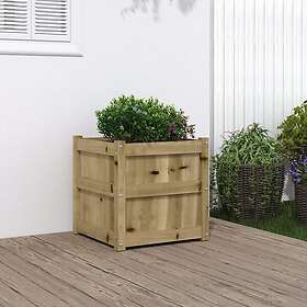 vidaXL Odlingslåda 50x50x50cm Impregnerat furu 837422