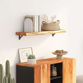 vidaXL Wall Shelf 70x20x3.8 cm Solid Acacia Uneven Edge 370273