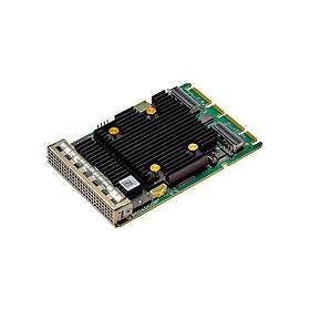 Broadcom MegaRAID 9562-16i kontrollerkort (RAID) SATA 6Gb/s SAS 12Gb/s PCIe 4,0 (NVMe) PCIe 4,0 x8